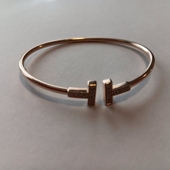 TIFFANY T WIRE DIAMOND BRACELET - Picture 6 of 6